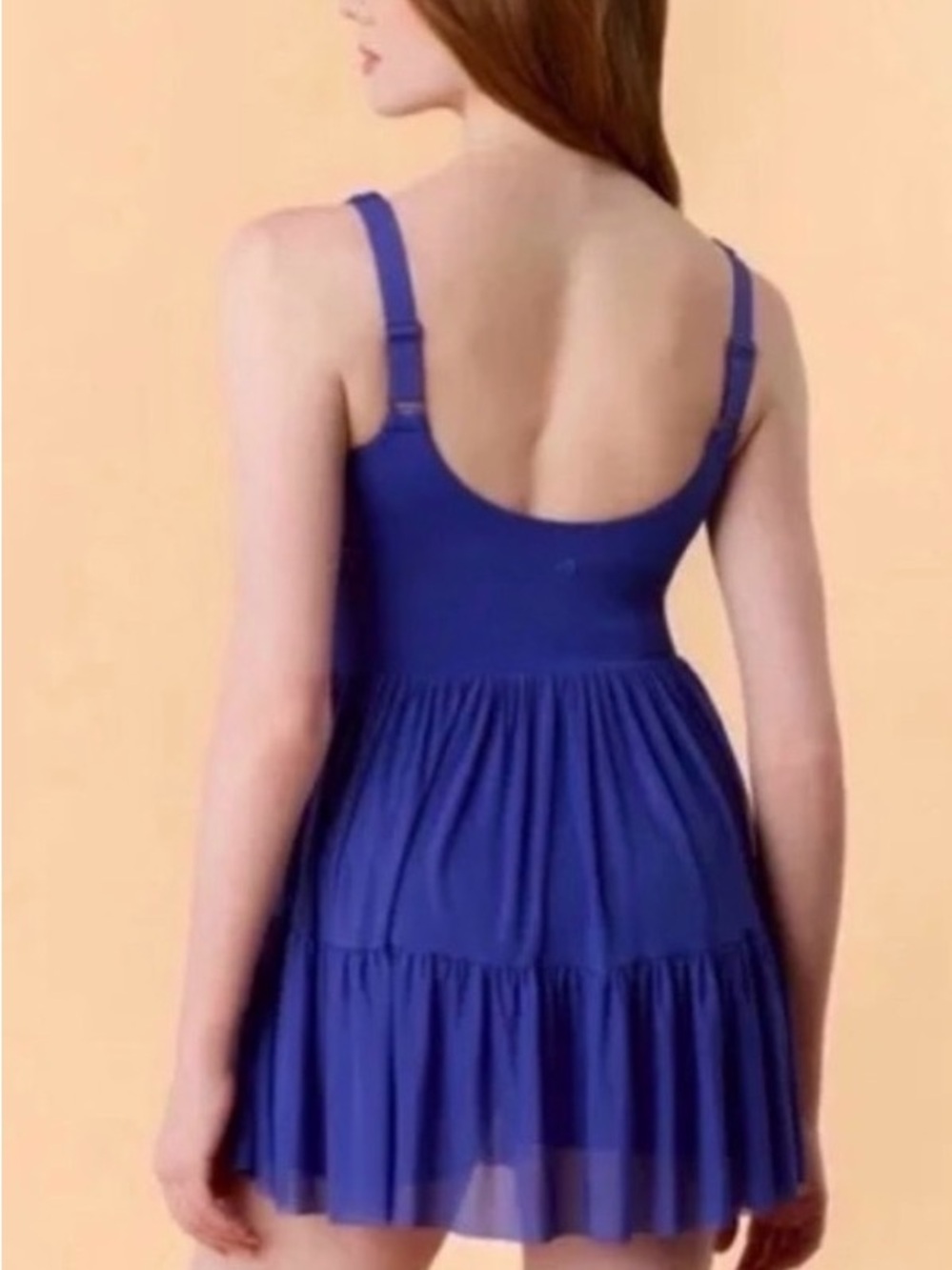 Women's Royal Blue Tiered Blogilates L - Picture 5 of 5